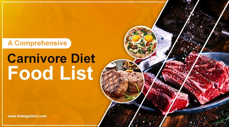 Carnivore Diet Food List